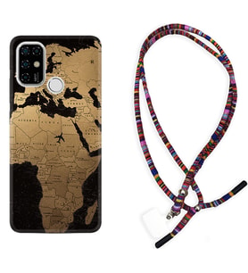 Casper E30 F20 X20 Kılıf Boyun Asklı Rasta Silikon Map Planet 1656