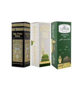 Kabe Örtüsü kokusu Medine Ravza Kokusu Mescidi Aksa Kokusu Sprey 400 Ml.