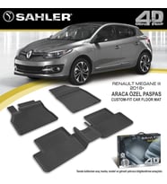 Renault Megane 3 Havuzlu Paspas 4,5D Sahler