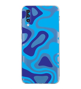 Samsung Galaxy A70  Kamera Korumalı  Kapak Renkli Desen Tasarımlı  Şeffaf Kılıf