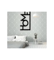 Siyah Ahşap Home Tablo Duvar Dekoru 3mm Mdf Lazer Kesim (Çok Renkli)