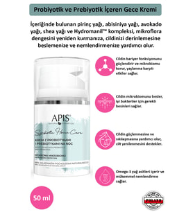 Probiyotik ve Prebiyotik Gece Kremi - 50ml