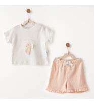 Andywawa Ac26535 Little Swan Love 2li Takım Salmon