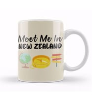 Funny Travel New Zealand Gift Design Lover Trippin Wanderlust Journey Adventurer Vacation Kupa Bardak Porselen