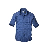 keten karışımlı standart fit uzun kol erkek gömlek sh-43356