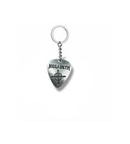 Megadeth Pena Anahtarlık – Çift Taraflı Rock İşaretli Unisex Metal Anahtarlık