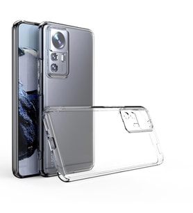 Xiaomi Mi 12T Pro Kılıf Kamera Korumalı Şeffaf Kapak (Renksiz)