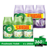 Air Wick Oda Kokusu Freshmatic Makina Yedek 3 Bahar 3 Lavanta 250 Ml