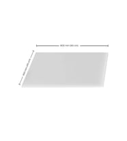 Beyaz 45x90 cm 50 mm Polietilen Kesim Takozu