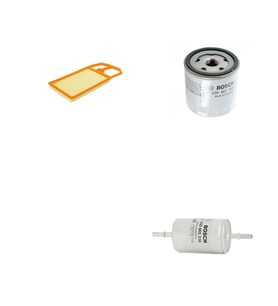 Bosch Filtre Bakım Seti Volkswagen Lupo 1.4 Benzinli Hava + Yağ f. + Yakıt Filtre Bosch