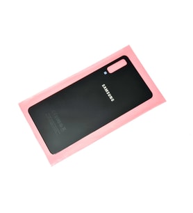 Tkgz Samsung Galaxy A7 A750 Arka Pil Batarya Kapağı (CAM) SİYAH