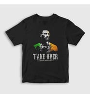 Presmono Unisex Çocuk Siyah Take Over Ufc Conor McGregor T-Shirt 312831tt