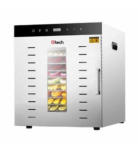 Gastrotech SS-12H Sebze ve Meyve Kurutucu 40x38cm - 12 Tepsili
