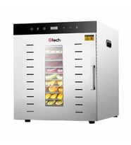 Gastrotech SS-12H Sebze ve Meyve Kurutucu 40x38cm - 12 Tepsili