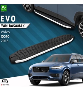 S-Dizayn Volvo XC90 2 Evo Aluminyum Yan Basamak 193 Cm 2015 Üzeri