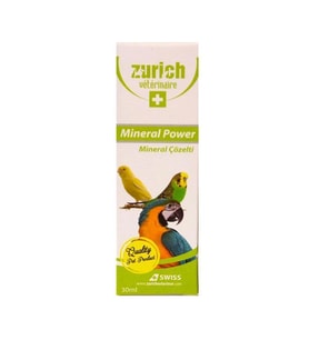 Zurich Veterinaire Kuş Mineral Çözelti 30 Ml