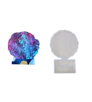 Epoksi  Silikon Kalıp Tırtıklı Kenar Ayaklı Magnet Kalıbı 7 CM