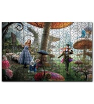 Cakapuzzle Alice Harikalar Diyarında Görseli  Puzzle Yapboz MDF (Ahşap) (120 Parça)