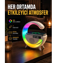 2025 Yeni Seri 15w Kablosuz Şarjlı Led Atmosfer Lambası