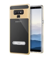Buff Galaxy Note 9 ile Uyumlu Air Bumper Kılıf Gold