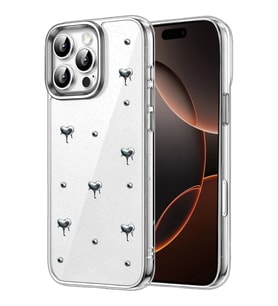 Newface Apple iPhone 16 Pro Max Fiyonk Desenli Kapak - Desen 1