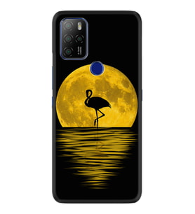 Omix X300 X500 X400 X600 X700 Kılıf Desemli Silikon Ay ve Flamingo 1775