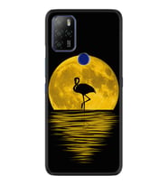 Omix X300 X500 X400 X600 X700 Kılıf Desemli Silikon Ay ve Flamingo 1775
