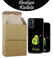 Kişiye Özel Resimli Fotoğraflı Baskılı Silikon Telefon Kılıfı Aşık Avokadolar - Hediye Kutulu