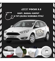 Ford Focus 3.5 Oto Araç Kapı Koruma Fitili 5metre Parlak Beyaz Renk