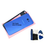 Samsung Galaxy J4 Plus FULL KASA Arka Pil Batarya Kapağı (TAMİR SETİ) MAVİ