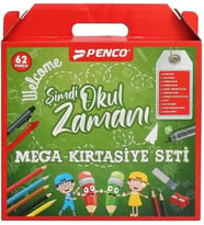 Şİmdi Okul Zamanı Mega Kırtasiye Seti 62 Parça