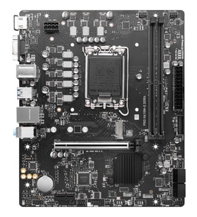 MSI PRO H610M-E DDR4 HDMI PCIE 4.0 1700p mATX