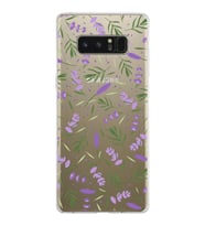 PrintiFy Samsung Galaxy Note 8 ile Uyumlu 1mm Slim Fit Water Color 3 Baskılı Şeffaf  Kılıf