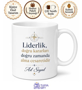 Yönetici Takım Lideri Karar Verici CEO Kupa Bardak Hediye Özel Tasarım