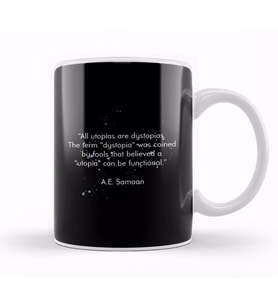 All Utopias Are Dystopias Quote Kupa Bardak Porselen