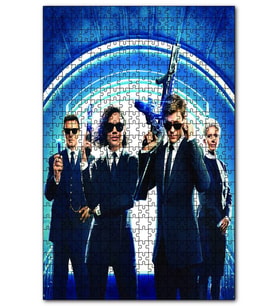 Cakapuzzle Liam Neeson Tessa Thompson Chris Hemsworth Puzzle Yapboz MDF (Ahşap) (120 Parça)