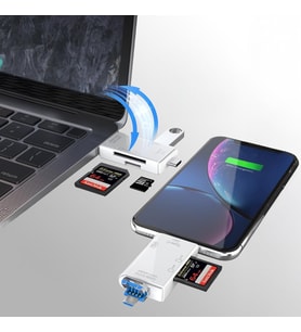 STORE 6 in 1 Kart Okuyucu Adaptör Usb-Otg Hub Type-C