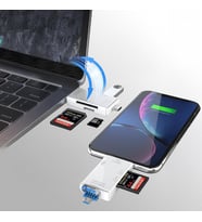 STORE 6 in 1 Kart Okuyucu Adaptör Usb-Otg Hub Type-C