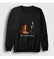 Presmono Unisex Siyah Petrol Film There Will Be Blood Sweatshirt 255300tt