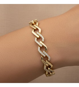 STİL İNCİSİ/XUPING JEWELRY GURMET ZİRKON TAŞLI BİLEKLİK
