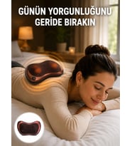 Taşınabilir Yoğurma Masaj Cihazı Boyun Bel Sırt Ayak Yeni Nesil
