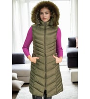 Z9725 DEWBERRY BAYAN YELEK-HAKİ