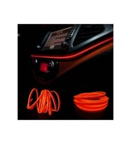 Araç Içi Aydınlatma Ip Neon Led Turuncui Neon2