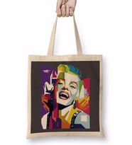 Marilyn Monroe 6 Bez Çanta Uzun Saplı