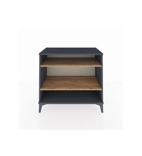 Hyperion Şifonyer 2 Raflı 88x44x80 Antrasit-Çam