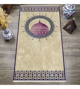 Dijital Baskılı, Yıkanabilir, Yumuşak Dokulu Çocuk ve Yetişkin SECCADE 65x115 cm  S-DOT-SN-015