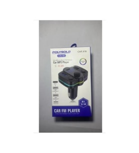 Araç Şarj X16 Polygold Hızlı Şarj 12 24 W 5 V 3. ,1A Araç Şarj Şarz Kiti Çakmaklık Transmitter