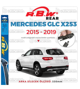 RBW Arka Silecek Mercedes Benz GLC x253 2015-2019 ile uyumlu (Siyah)