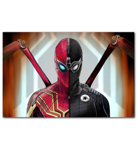 Cakatablo Spider Man İki Kostüm Birarada MDF Tablo