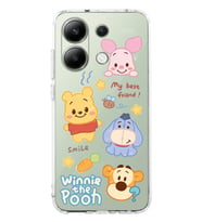 Xiaomi Redmi Note 13 Sevimli Winnie The Pooh Desenli Şeffaf Telefon Kılıfı